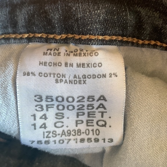 Lee Slender Secret Lower on the Waist Cotton Blend Denim Blue Jeans Size 4 Short - Picture 8 of 9